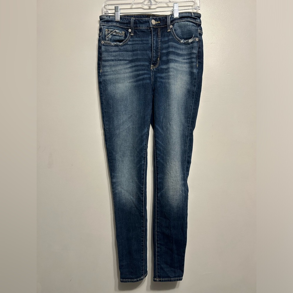 Buckle Black Jeans. Women Fit No. 75. Ankle Skinny Size 27